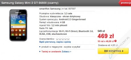 Samsung Galaxy mini 2 [źródło: Euro]