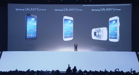 Galaxy S 4 mini, Galaxy S 4 Active i Galaxy S 4 zoom [źródło: Samsung Mobile]