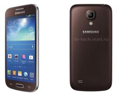 Samsung Galaxy S 4 mini Bronze Autumn [źródło: SamMobile]