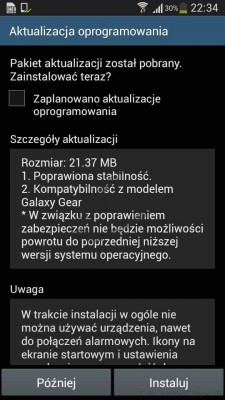 Galaxy S 4 mini - aktualizacja [źródło: galaktyczny.pl]