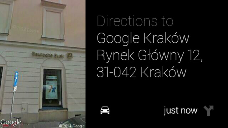 Nawigacja w Google Glass / fot. galaktyczny