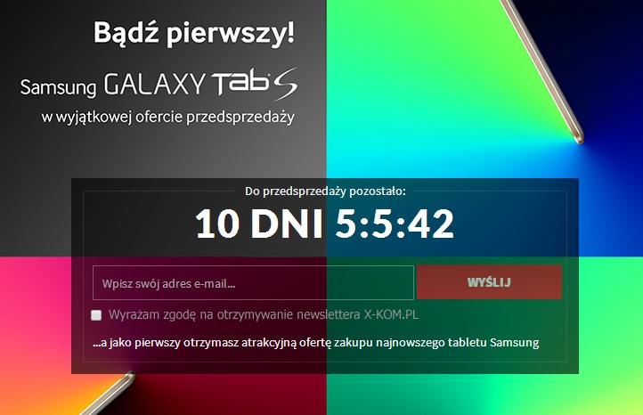 Przedsprzedaż tabletów Galaxy Tab S / fot. X-KOM