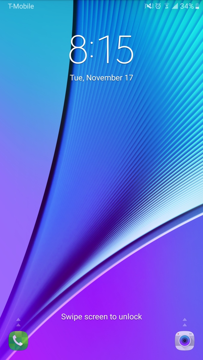 Galaxy Note 5 - ekran blokady w Marshmallow / fot. XDA