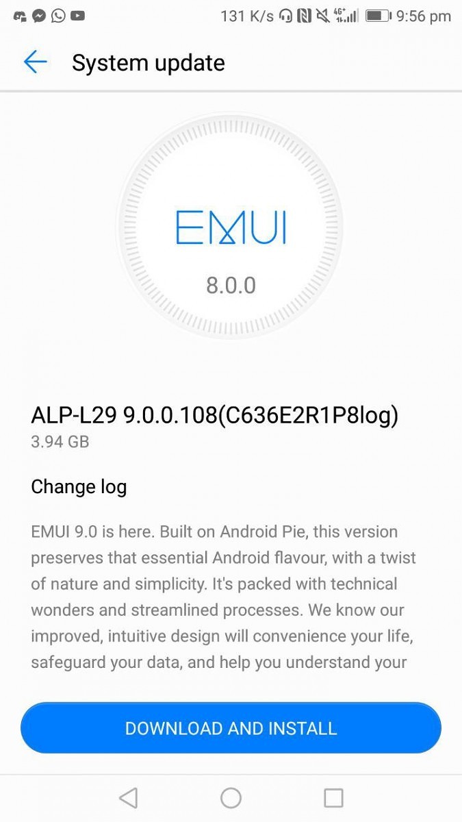 Android 9.0 Pie dla Huawei Mate 10