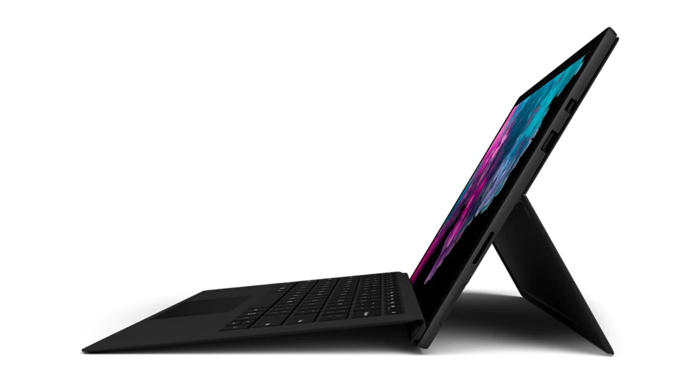 Microsoft Surface Pro 6 w czarnym kolorze