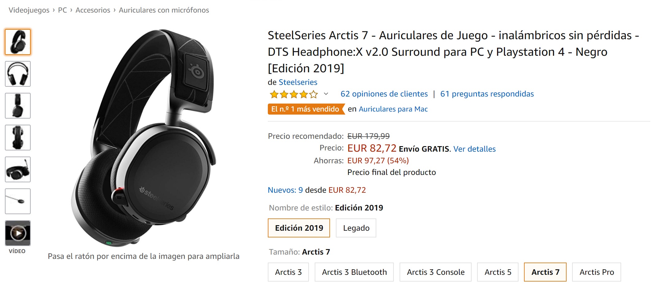 SteelSeries Arctis 7 