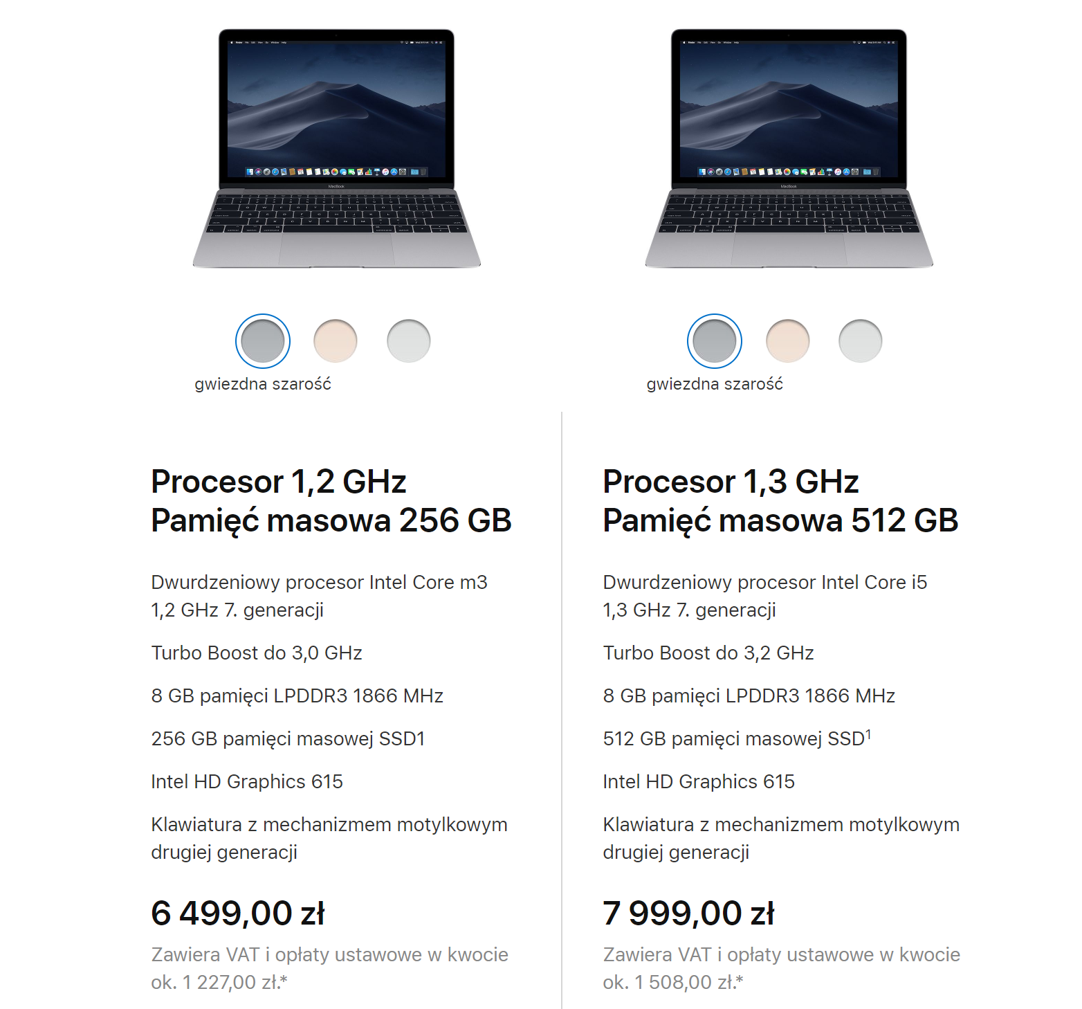 Nowy 12-calowy MacBook - ceny
