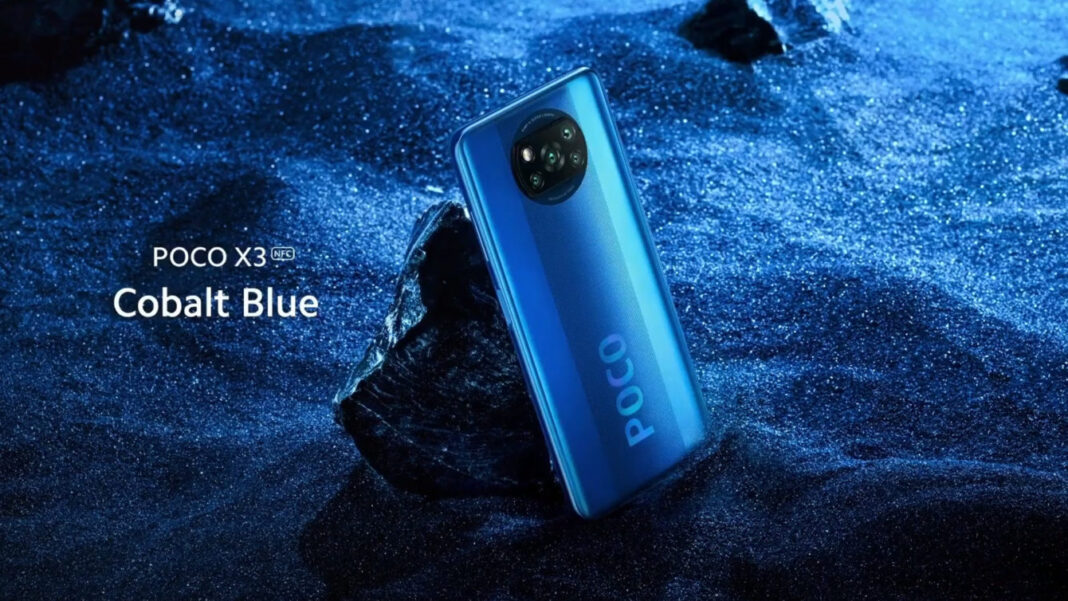 Poco X3 NFC w kolorze Cobalt Blue