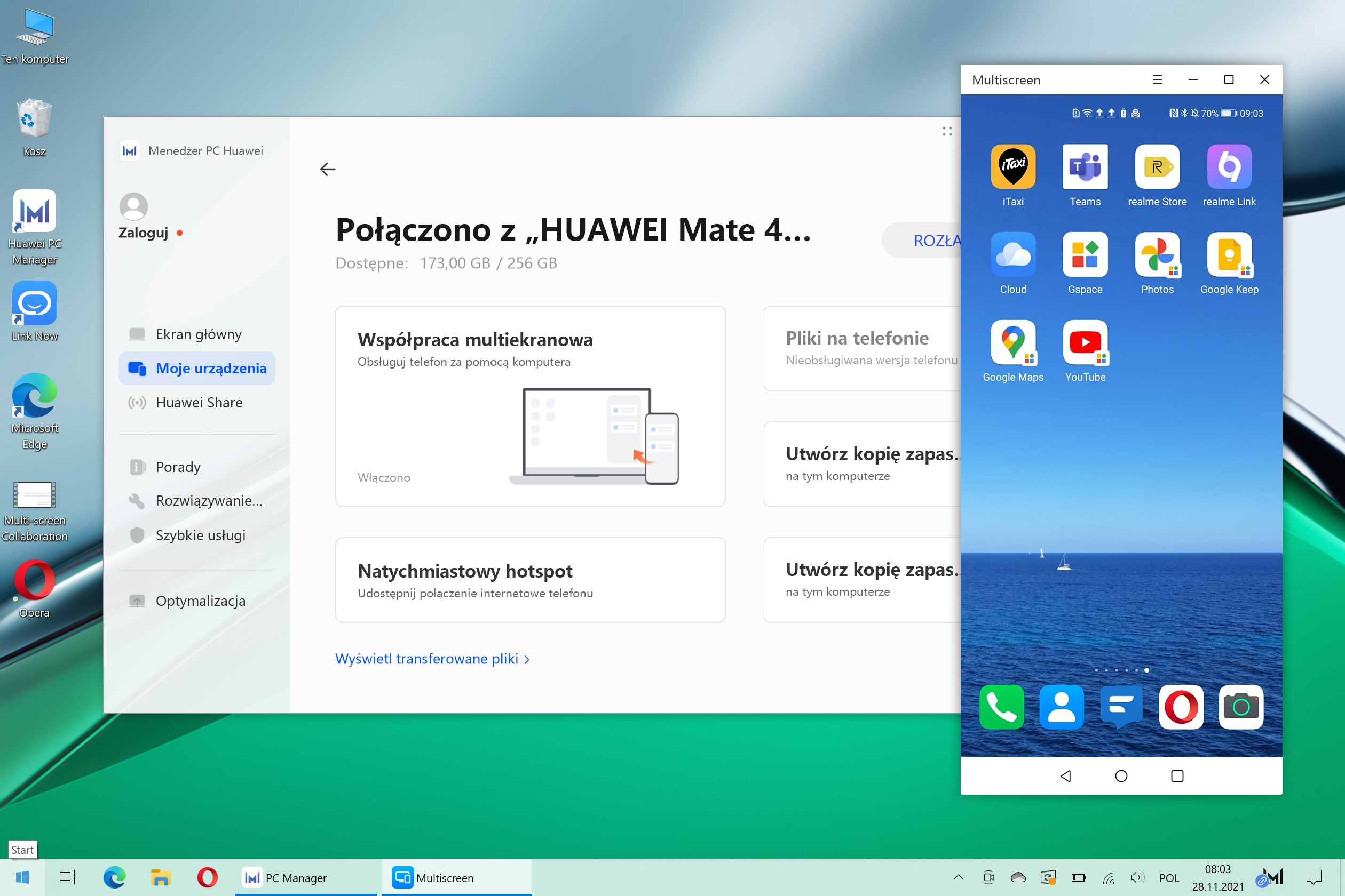 Huawei MateBook 14s - Menedżer PC