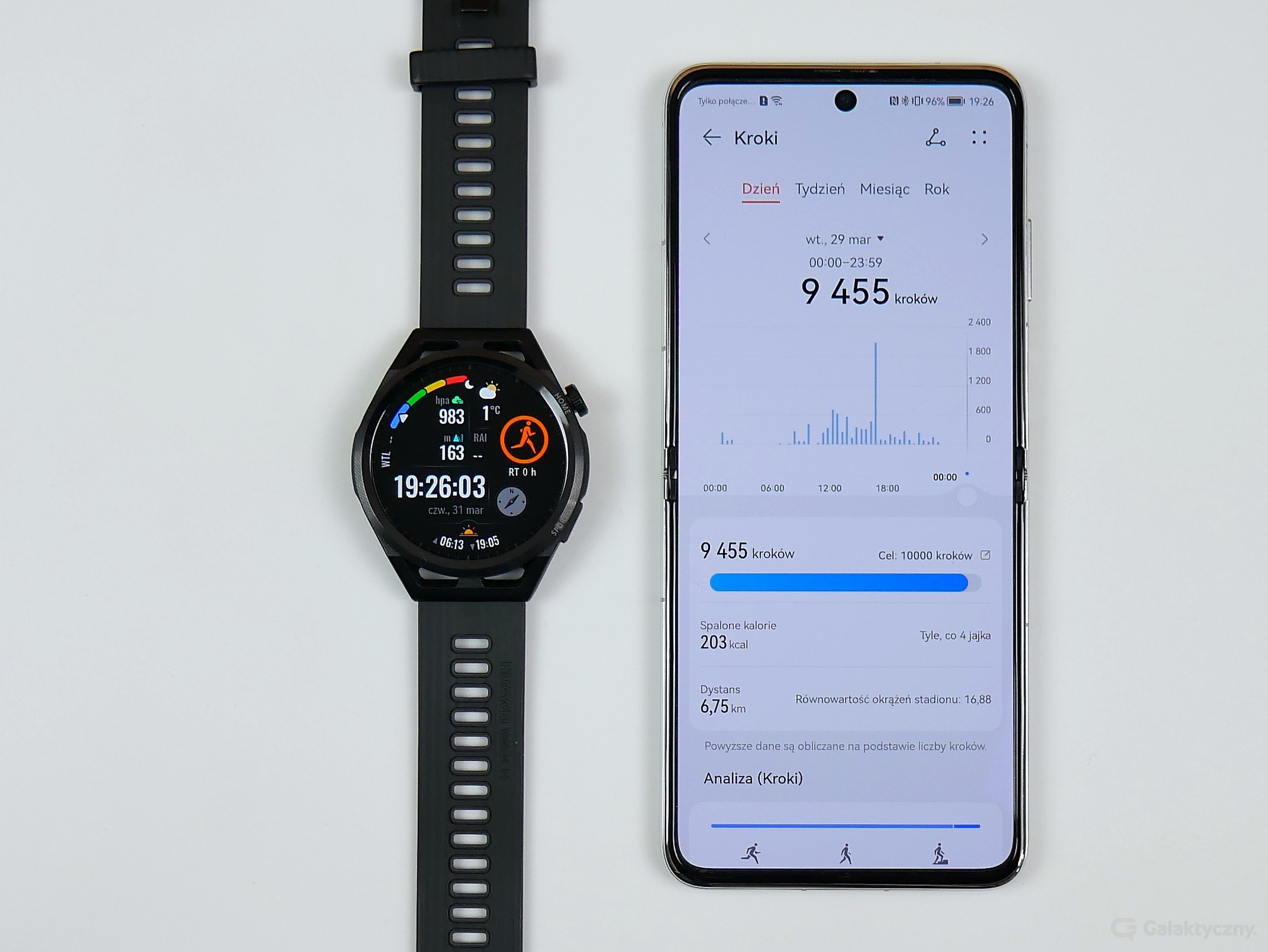 Huawei Watch GT Runner i aplikacja Zdrowie